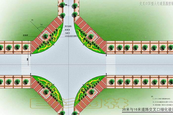 晏家工業(yè)園河道、道路綠化